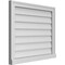 Ekena Millwork Vertical Surface Mount PVC Gable Vent w/ 2"W x 2"H , Brickmould Sill Frame, 28"W x 24"H GVPVE28X2403SN - alternate 3